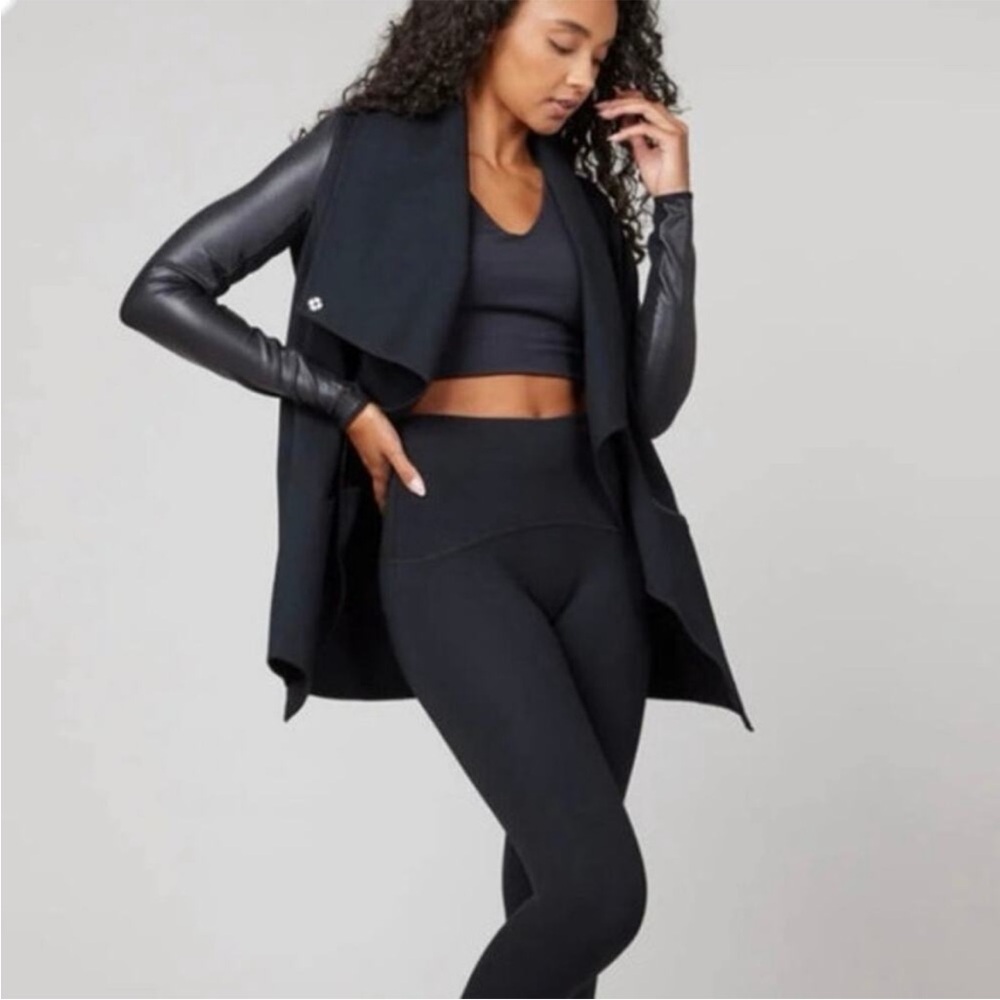 Spanx Drape Front Convertible Jacket Size Medium … - image 7